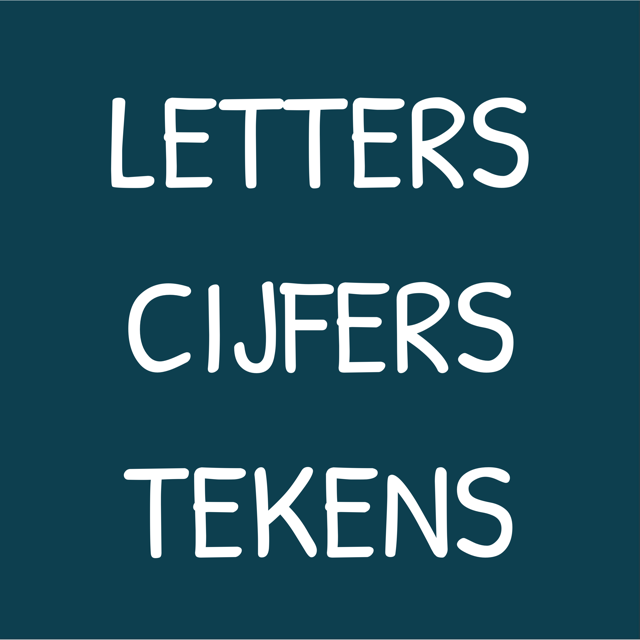 Piepschuim Letters Cijfers Tekens